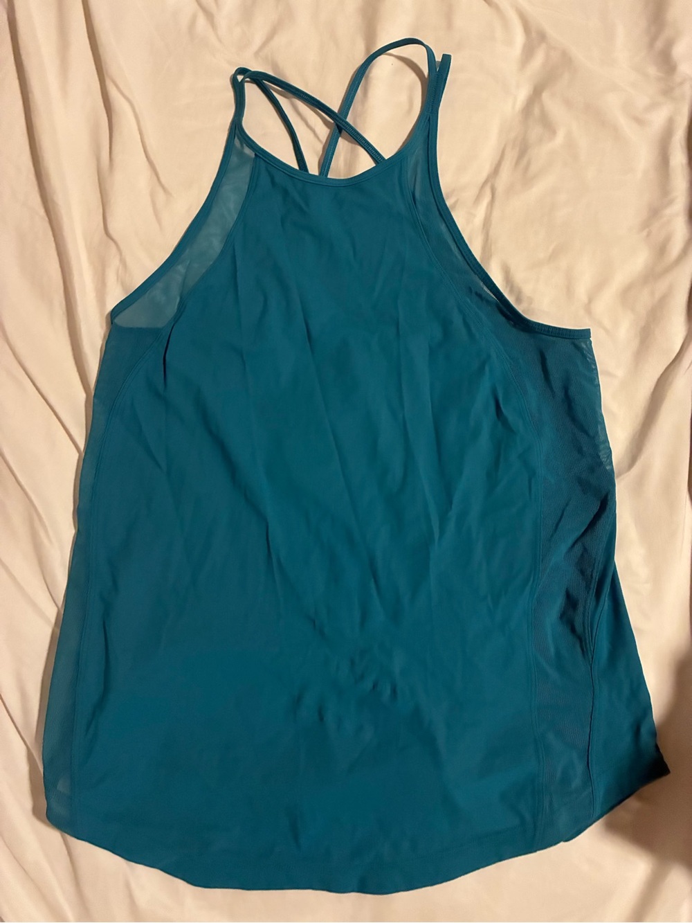 Lululemon Teal Strappy Athletic Tank Top